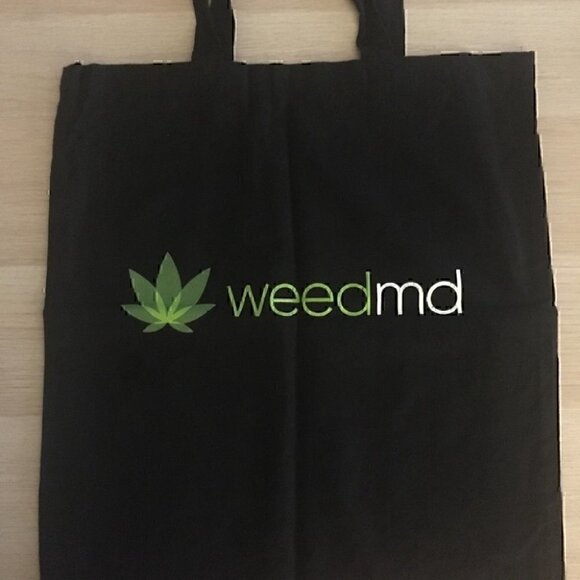 WeedMD Black Tote Bag - Picture 3 of 3